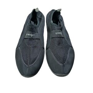 Tredz Beachwear Water‎ Shoes Men's Size 12 - Black Mesh Slip On Outdoors